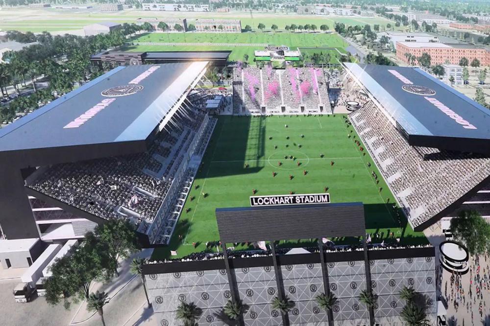 Dit DRV PNK Stadion werd in enkele maanden uit de grond gestampt als plan B.