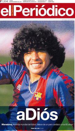 60 voorpagina's over Maradona: 'El Diego' in de handen van God
