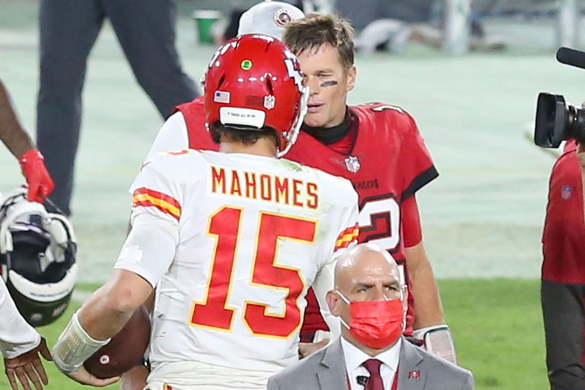 Mahomes en Brady komen elkaar zondagavond ook terug tegen.