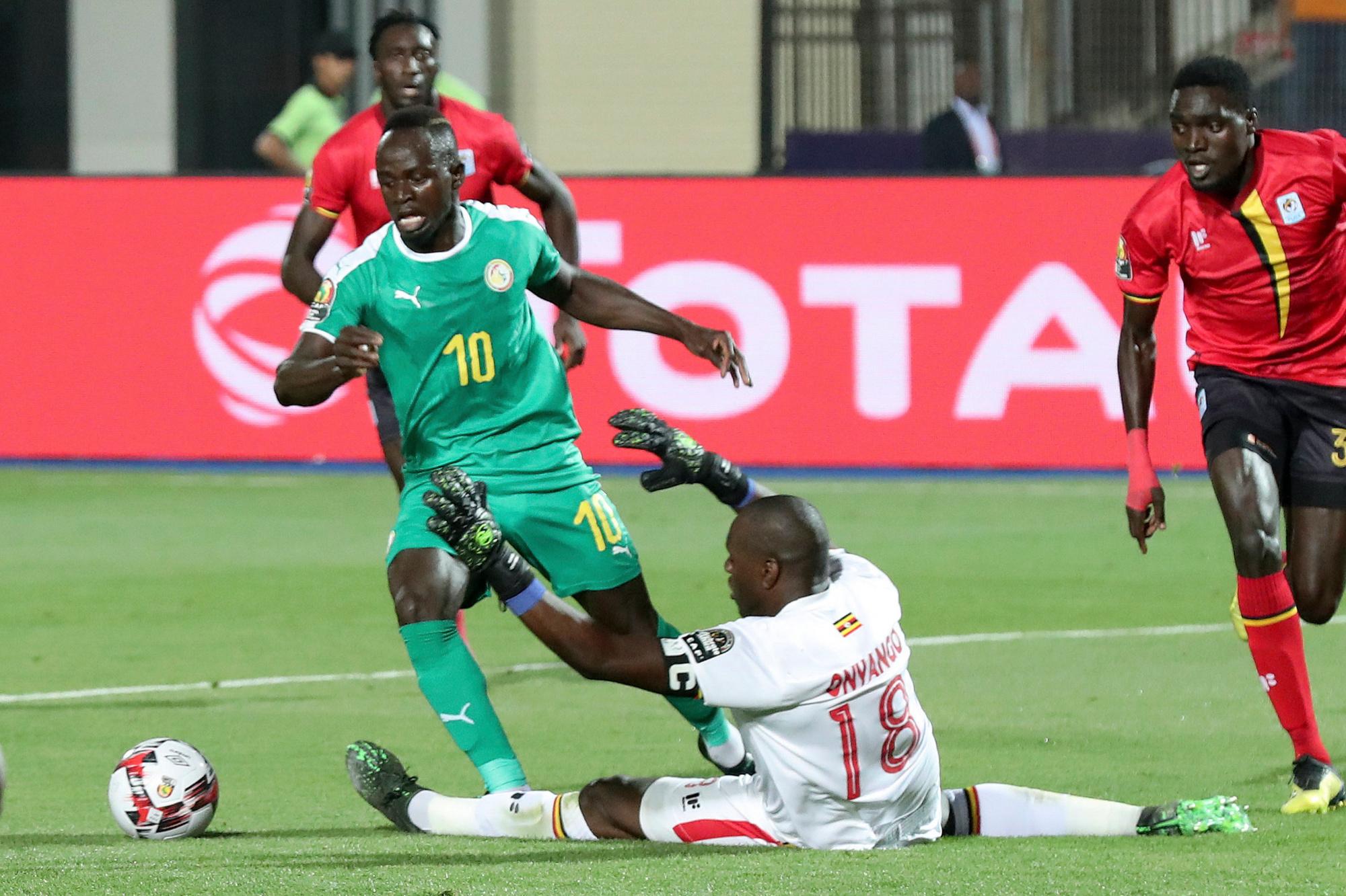 Pijlsnelle Sadio Mané, Salahs ploegmaat, won wel met Senegal.