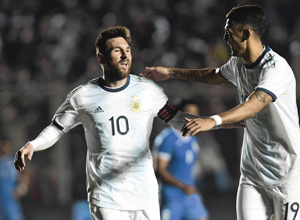 Samen spelen met Lionel Messi: een leuke bijkomstigheid als je de kleuren van Argentinië verdedigt.