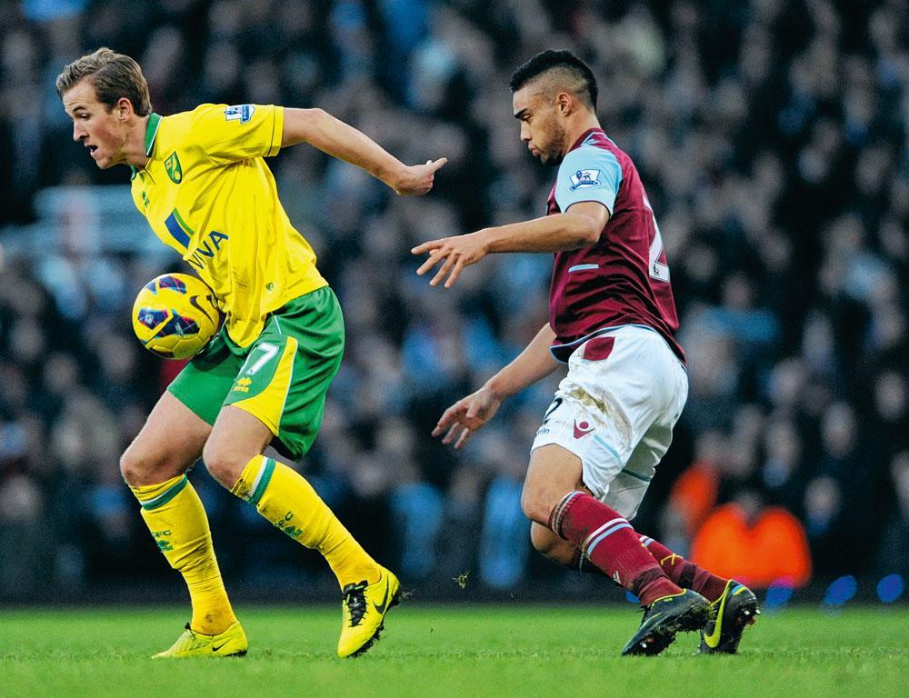 Tottenham leende Kane uit aan onder meer Millwall (links), Norwich City (midden) en Leicester City (rechts).