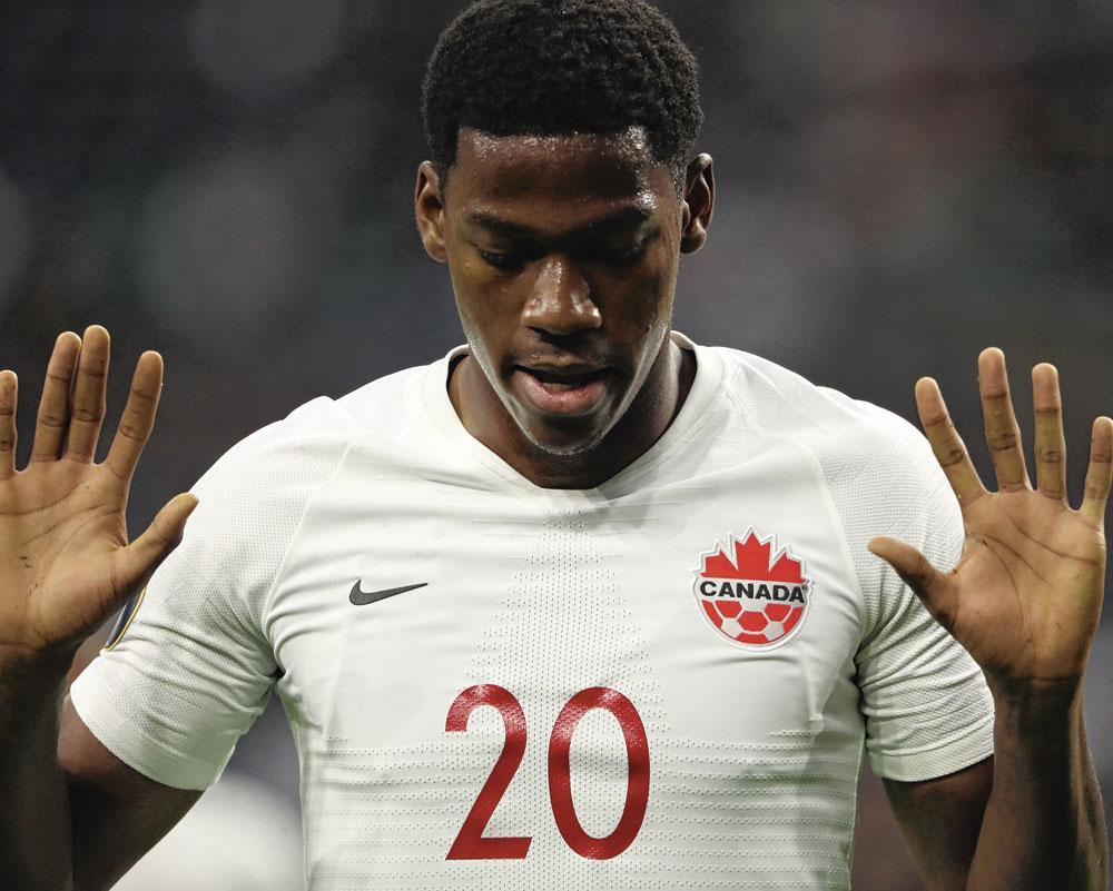 Jonathan David wilde zijn doelpunt voor Canada tegen Haïti niet vieren.