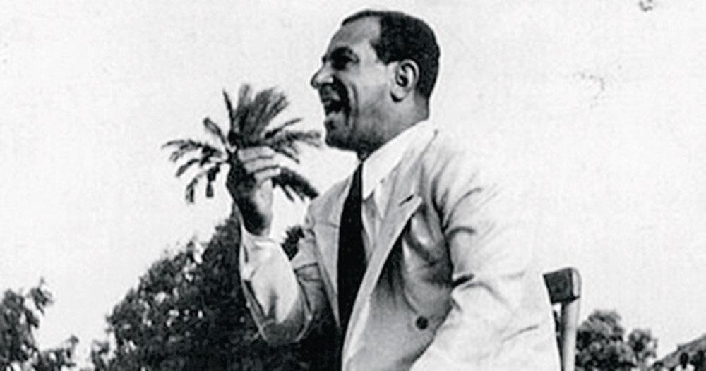De legendarische Mahmoud Mokhtar, bijgenaamd El Tetch, op latere leeftijd.