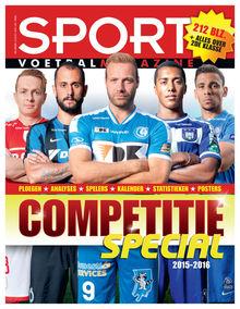 De Competitiespecial van Sport/Voetbalmagazine ligt in de winkel