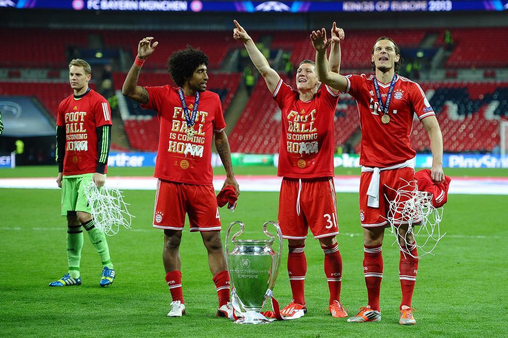 Bastian Schweinsteiger won de Champions League met Bayern München in 2013.