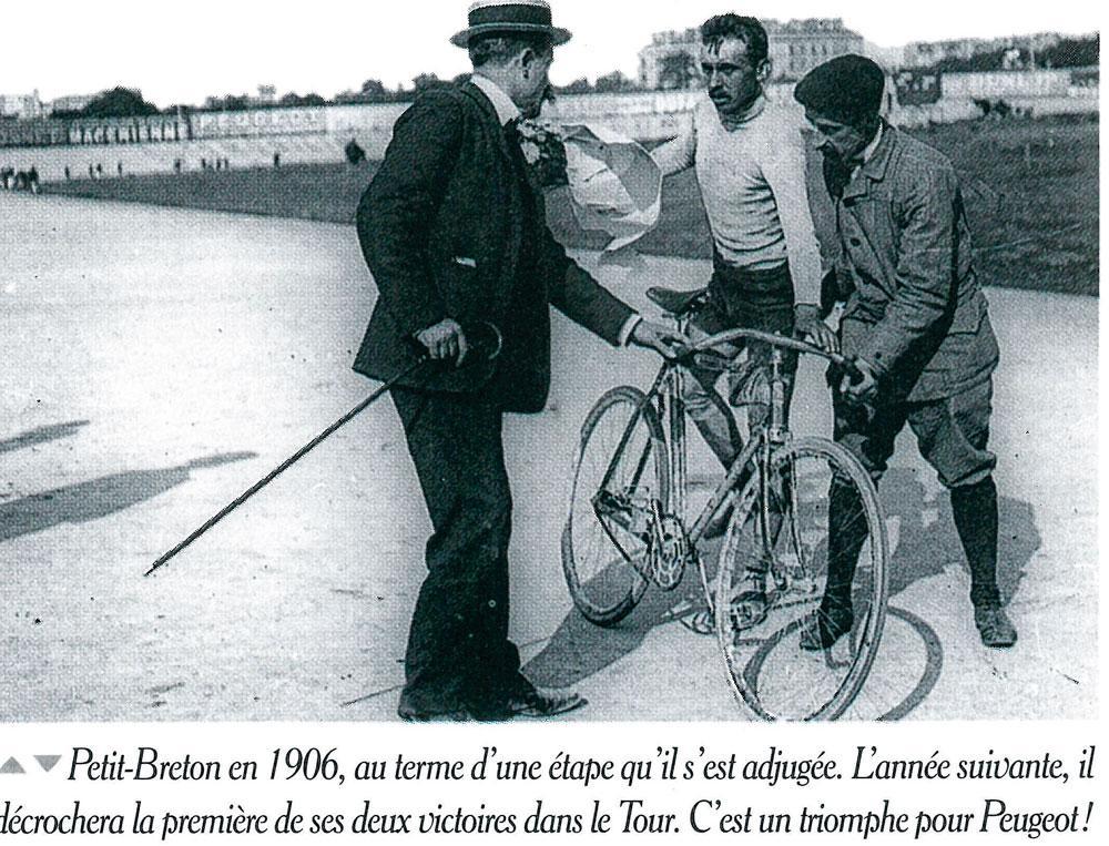 Ook tweevoudig Tourwinnaar Lucien Petit-Breton overleefde de oorlog niet, zij het door een stom ongeval.