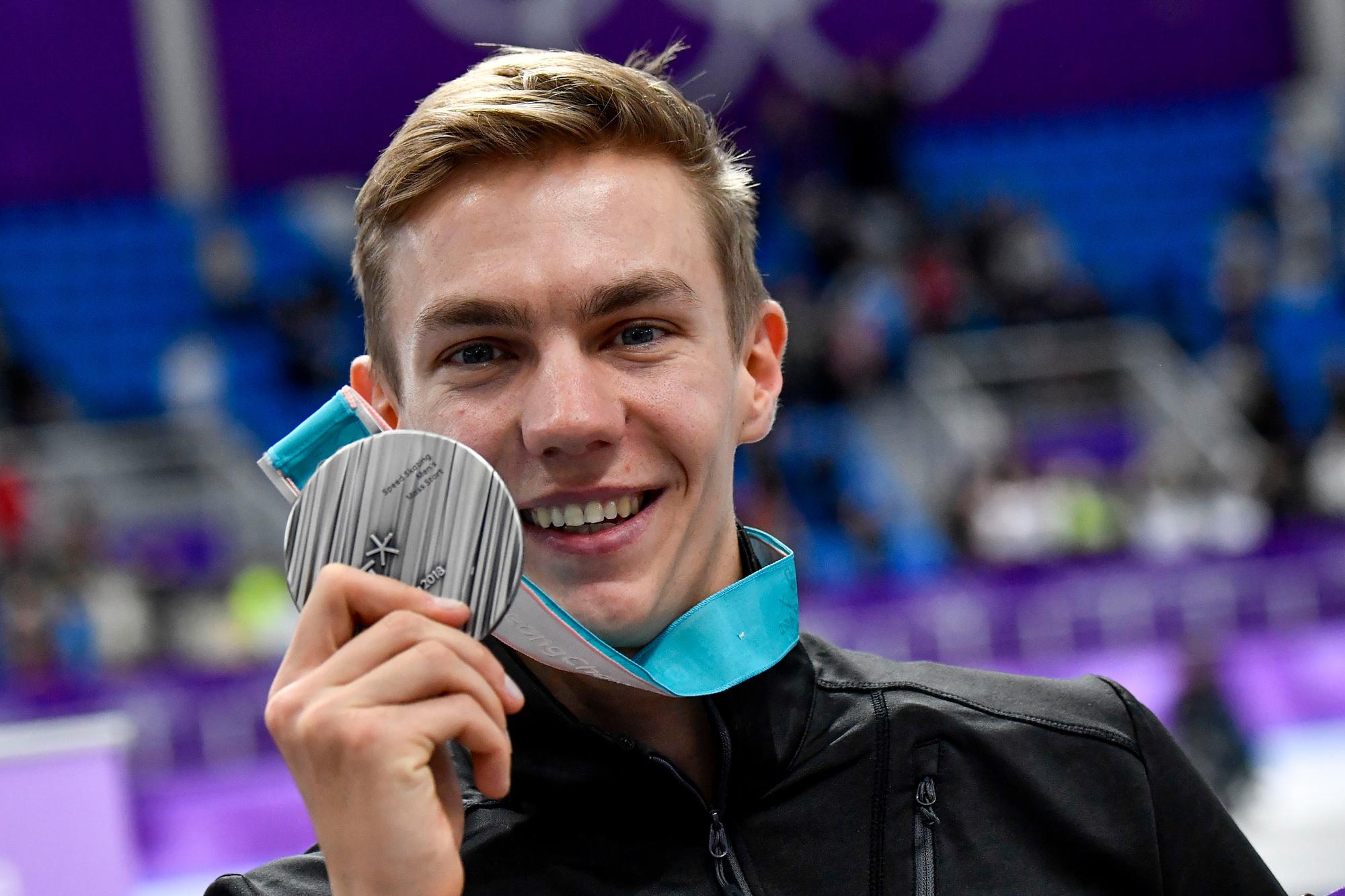 Bart Swings met zilver in 2018.