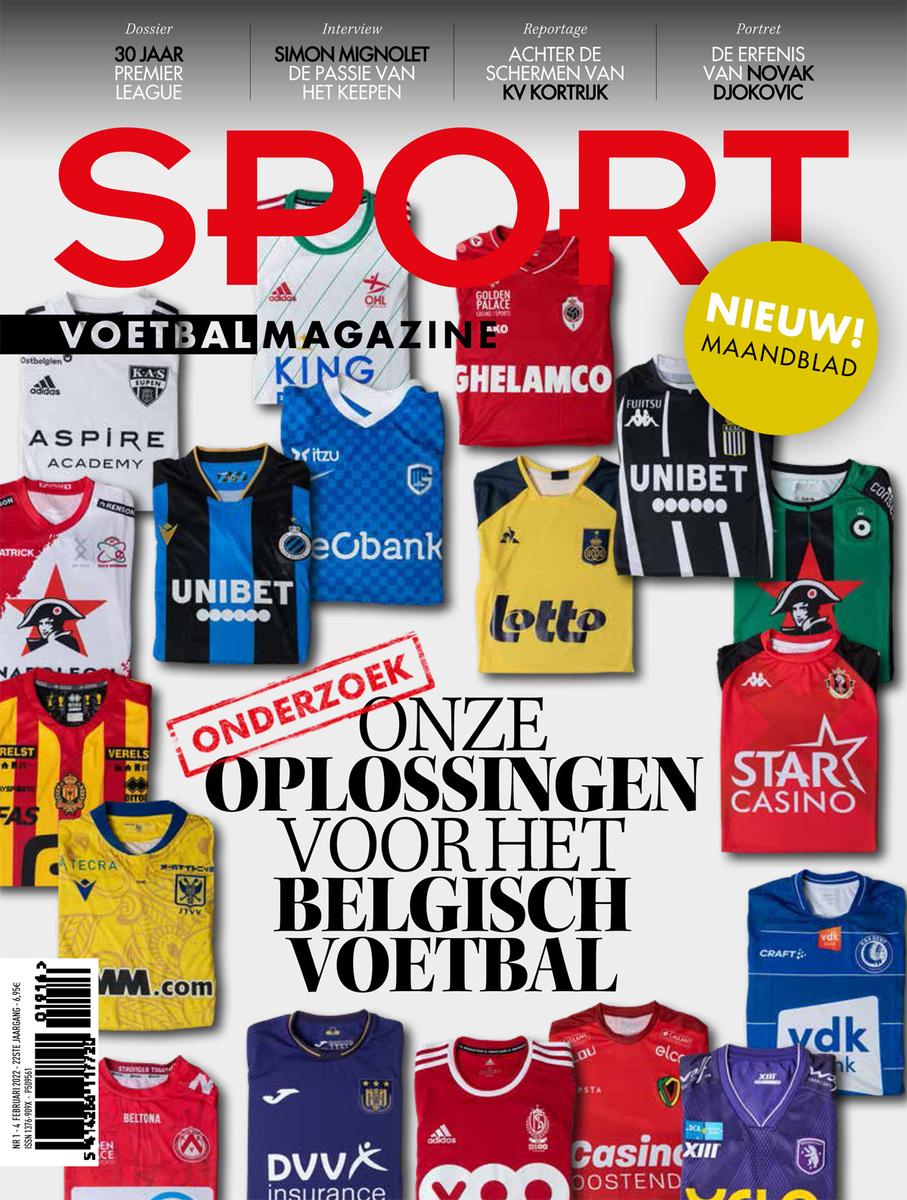 Vanaf morgen in de winkel: het vernieuwde Sport/Voetbalmagazine