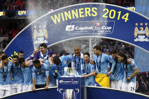 In 2014 won Manchester City de Capital One Cup, het Engelse bekertoernooi dat nu onder de naam 'Carabao Cup' door het leven gaat.
