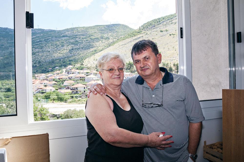 Milica en Radoslav, de ouders van Gojko Cimirot.