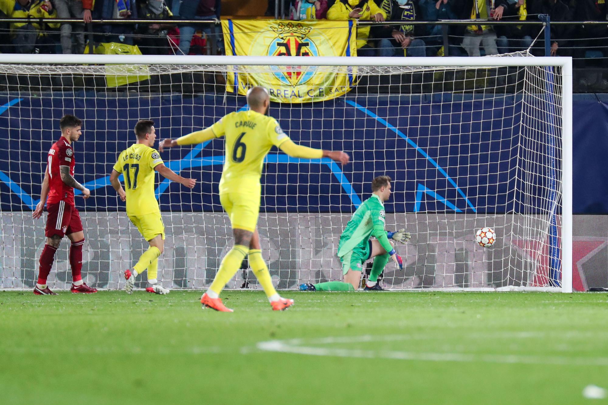 Villareal klopte Bayern met 1-0 in de heenwedstrijd.