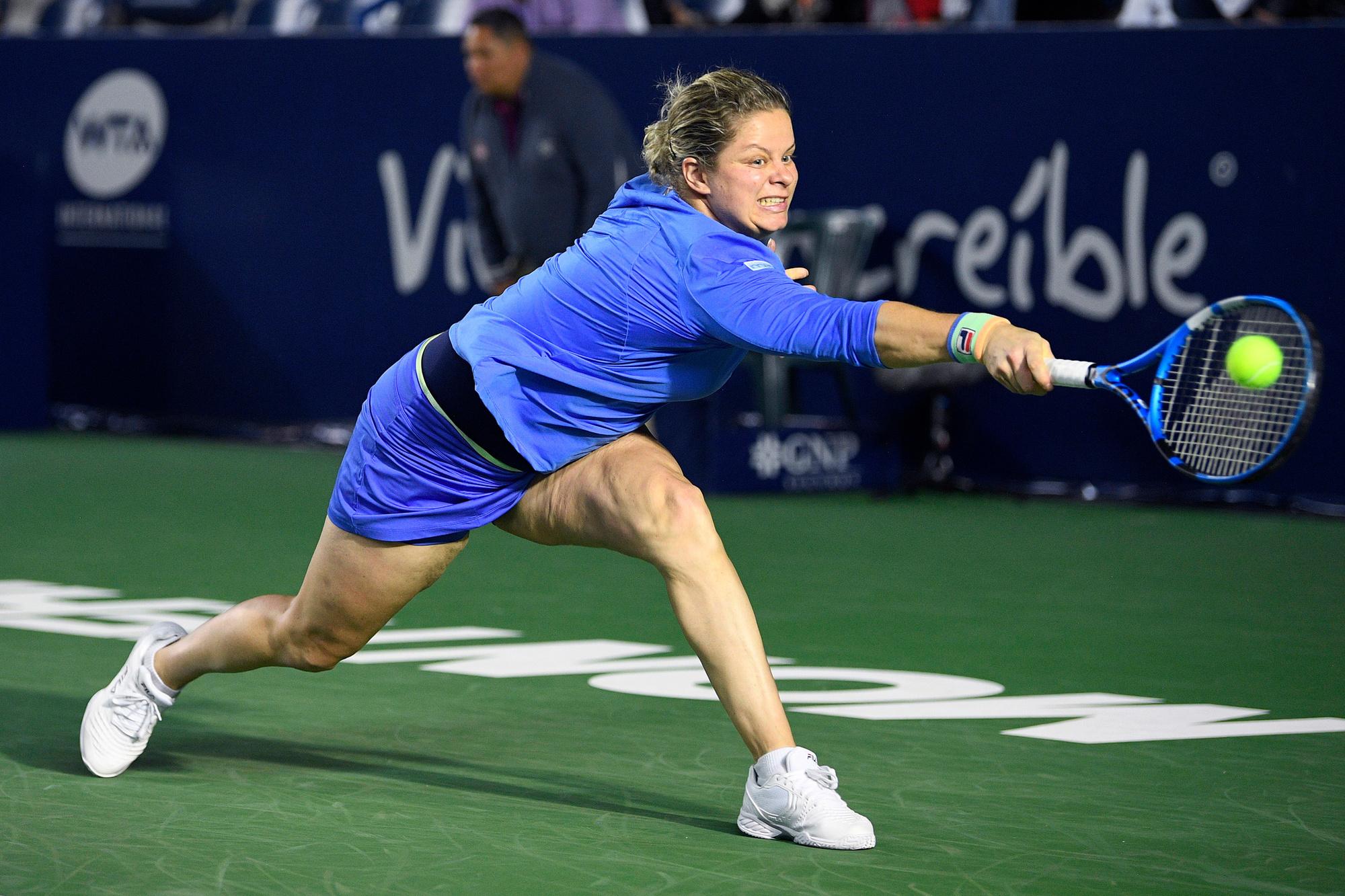 De comeback van Kim Clijsters duurde voorlopig nog maar twee wedstrijden.