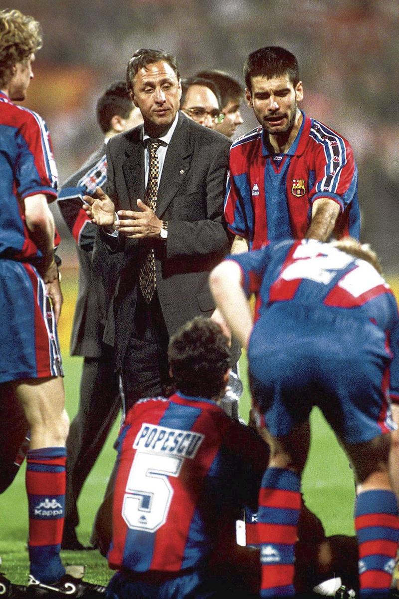 Johan Cruijff veranderde het voetbal, ook als trainer van Barça.