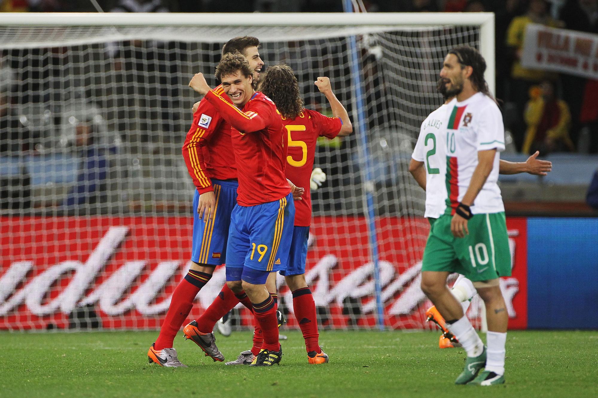 Fernando Llorente was de held bij Spanje tegen Portugal