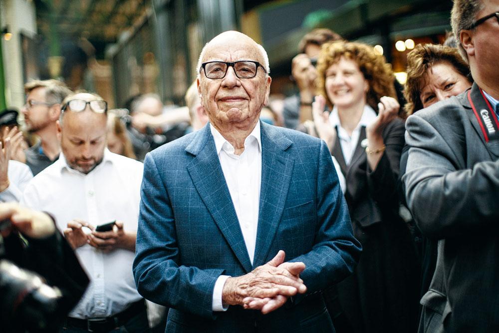 Ruport Murdoch: ondanks zijn 87 jaar nog steeds de sterke man bij Sky.