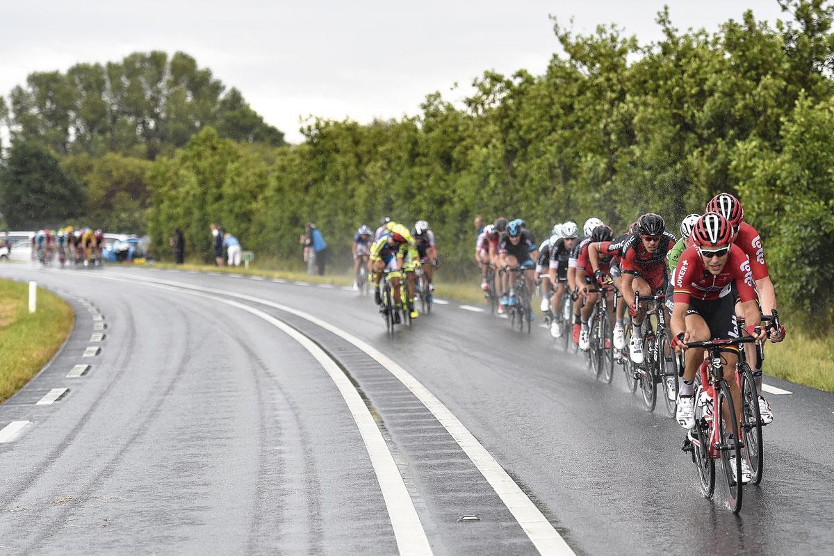 En 2015, des éventails s'étaient formés dans l'étape du Tour vers Neeltje Jans.