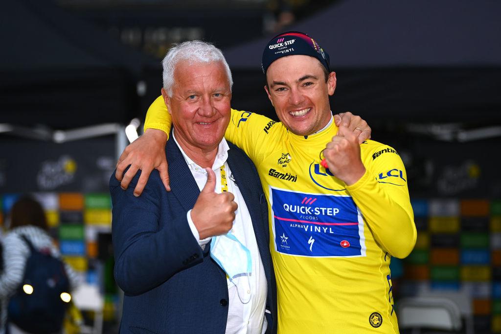 Patrick Lefevere savoure le succès d'étape et le maillot jaune d'Yves Lampaert après les critiques qu'il a reçues dans la semaine.