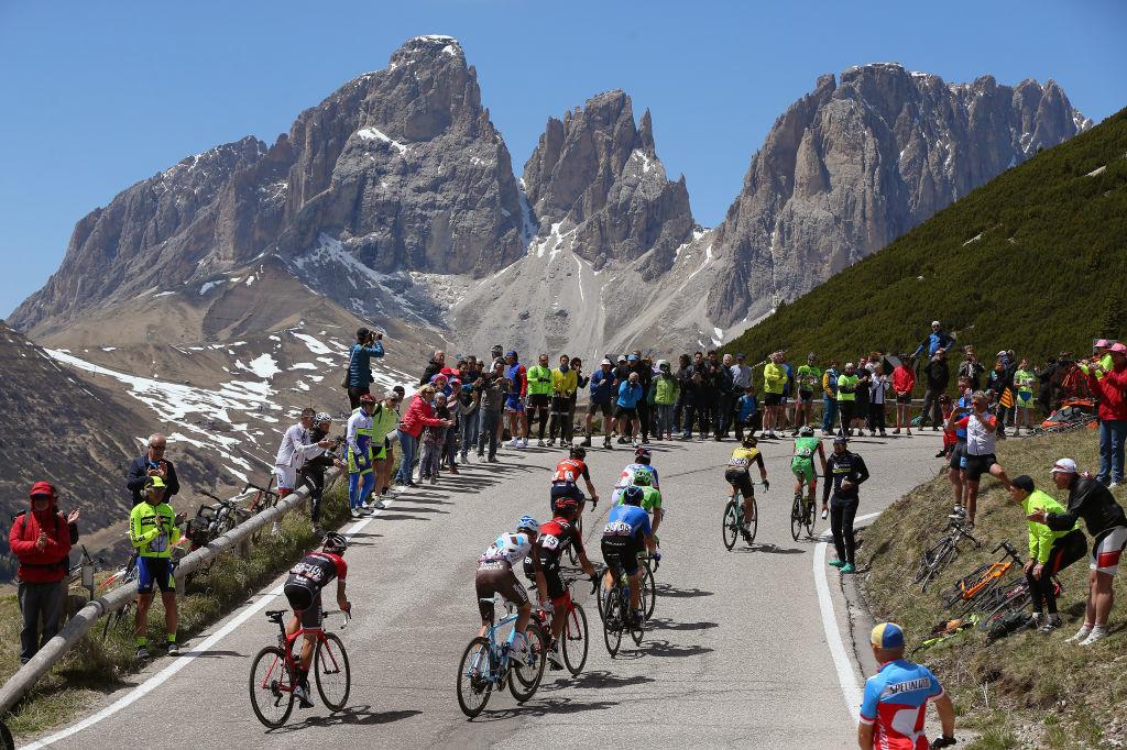 Le Passo Pordoi, dans les Dolomites, sera le point culminant de ce Giro.