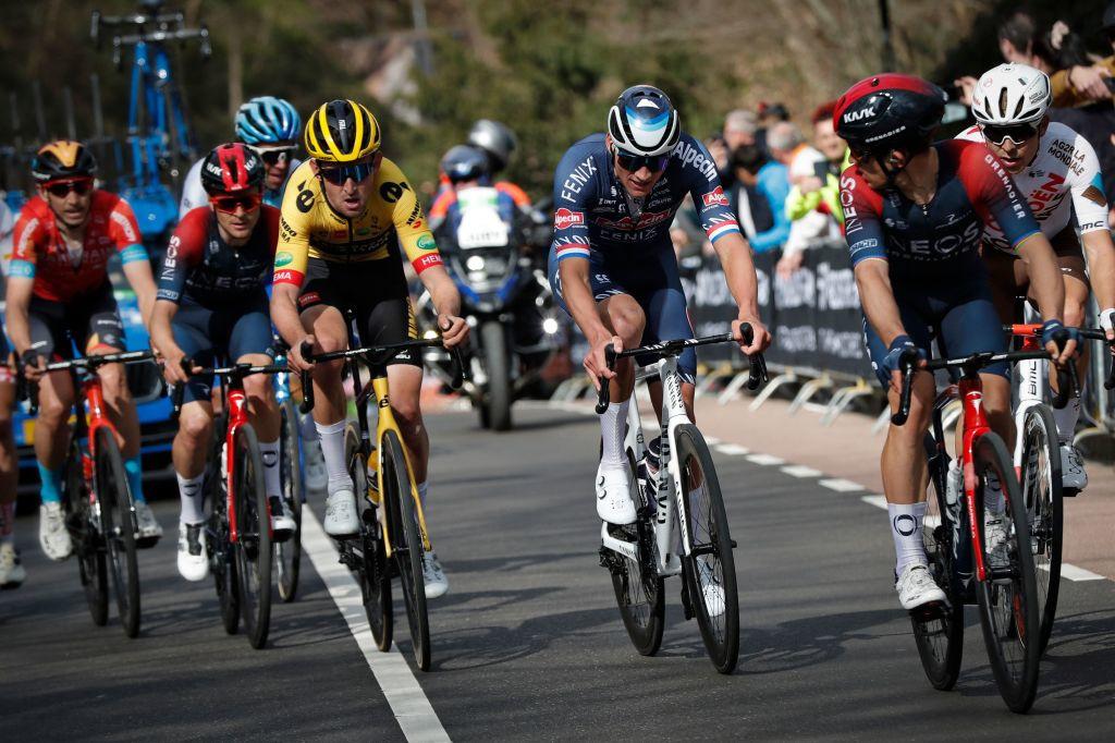 Mathieu van der Poel est apparu moins en jambes qu'au Tour des Flandres sur l'Amstel Gold Race.