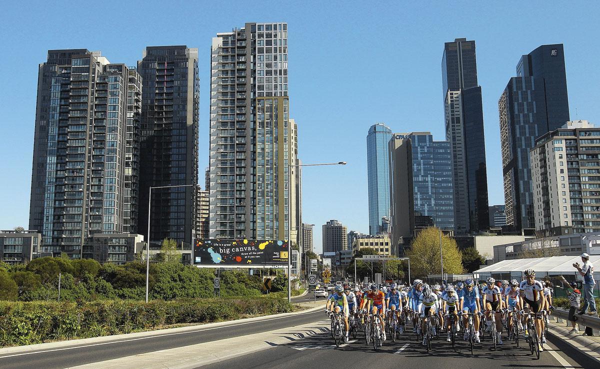 De wereldkampioenschappen wielrennen vonden voor het eerst plaats in Australië in 2010, in Geelong nabij Melbourne.