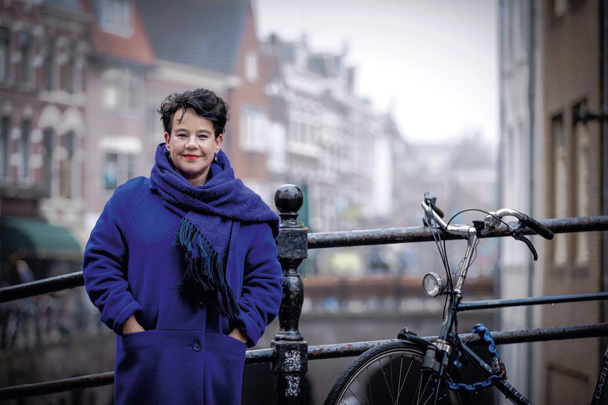 Burgemeester Sharon Dijksma: 'La Vuelta Holanda krijgt een honderd procent groene karavaan.'