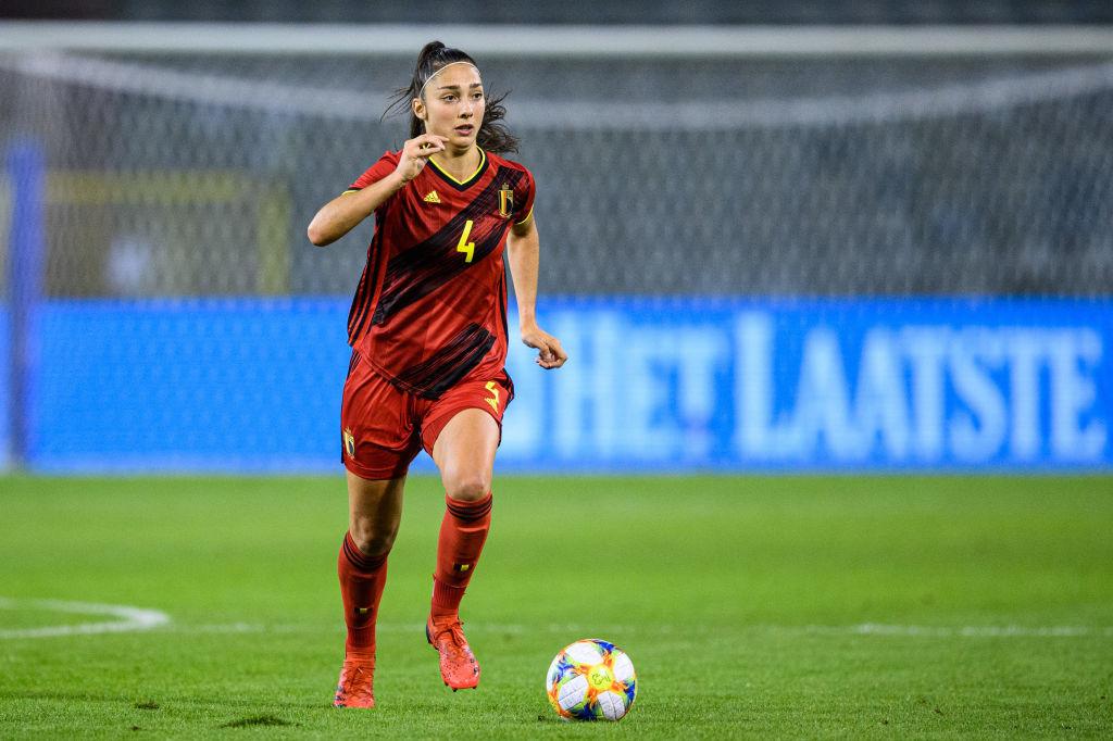 Amber Tysiak a marqué un triplé lors de la plus large victoire de l'équipe belge de football féminin (19-0 contre l'Arménie)
