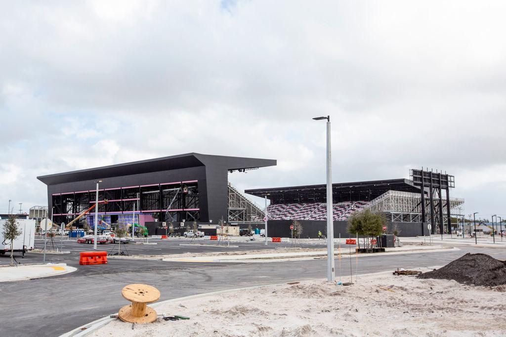 Le stade actuel de l'Inter Miami sent bon le provisoire. Il a été érigé en seulement neuf mois.