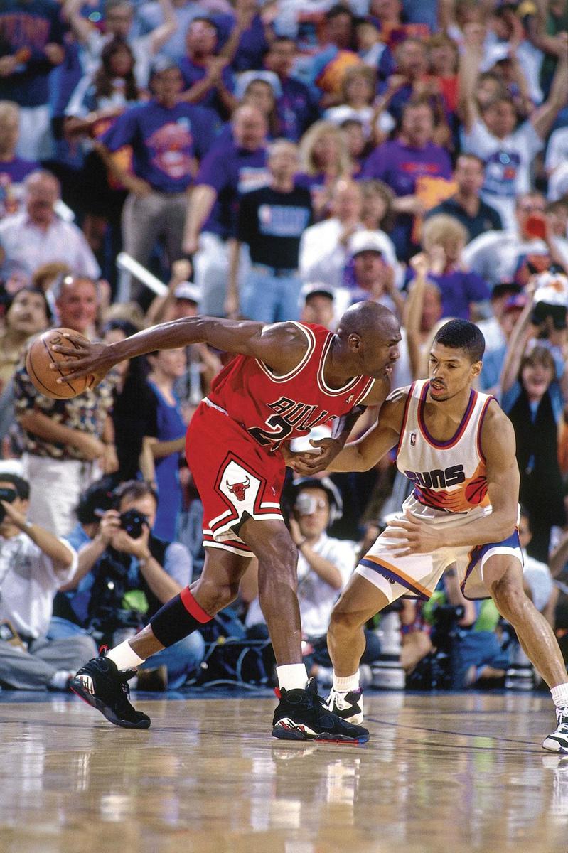 Michael Jordan lors des NBA Finals 1993, contre les Suns de Phoenix.