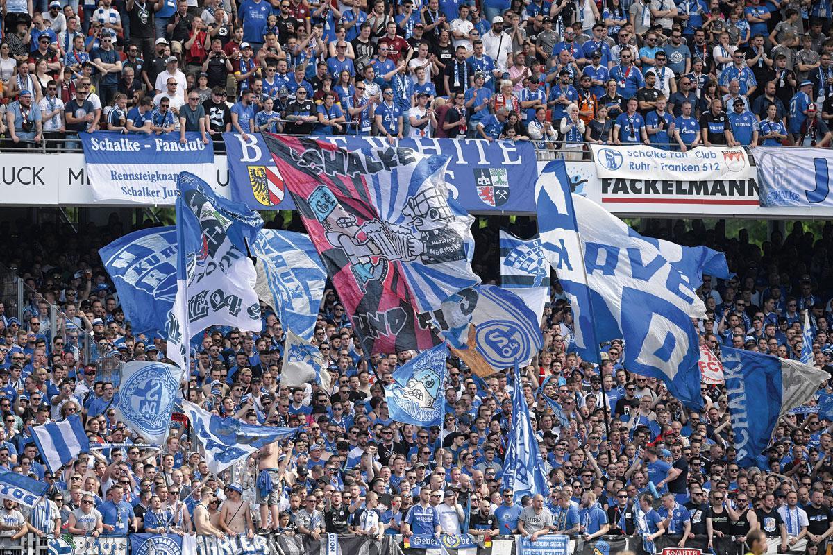 Les supporters de Schalke 04