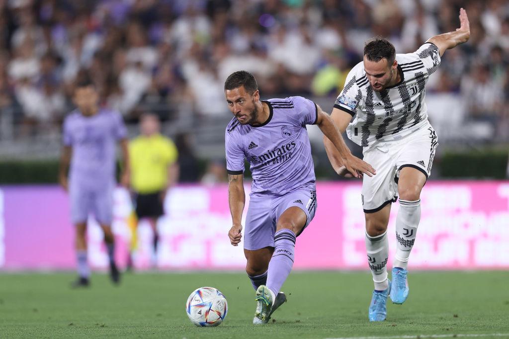 Eden Hazard s'est illustré lors de cette préparation estivale du Real Madrid. Ici contre la Juventus en match amical.