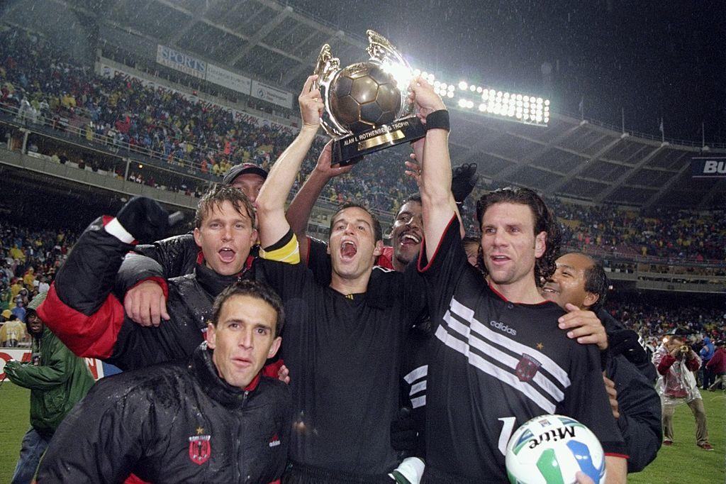 DC United in 1997 during one of their 3 MLS Cup victories.  He would also win the championship the same year.