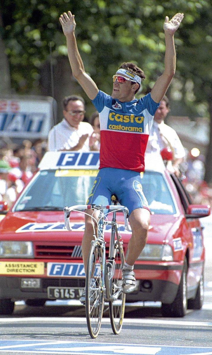 Jacky Durand, le dernier vainqueur d'une étape arrivée à Cahors, en 1994.