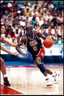 Michael Jordan était la figure de proue de la Dream Team.