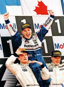 Schumacher a dû laisser le titre à son meilleur ennemi, Jacques Villeneuve.