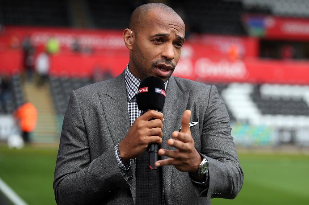 Thierry Henry est également consultant pour Sky Sport.
