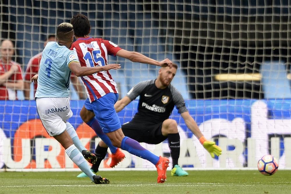 Bongonda tente sa chance face à l'Atlético Madrid.