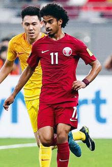 Pour le football qatari, Akram Afif fait figure de porte-drapeau.