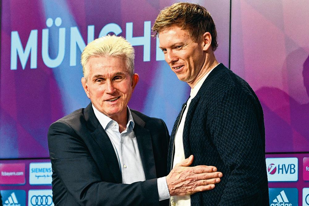 Jupp Heynckes en compagnie de Julian Nagelsmann, en qui beaucoup voient son successeur tout désigné.
