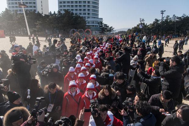 La sortie à la plage des pom-pom girls nord-coréennes gâchée par les médias