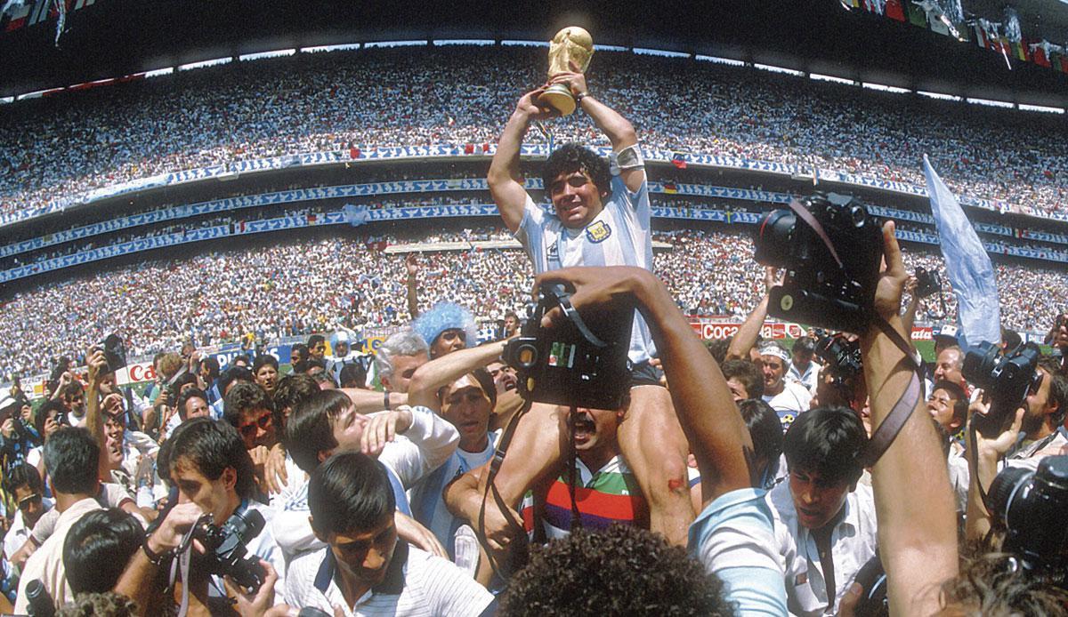 Le Mundial mexicain de 86 est le point d'orgue de la carrière de Diego Maradona, avec une victoire 3-2 en finale contre l'Allemagne.