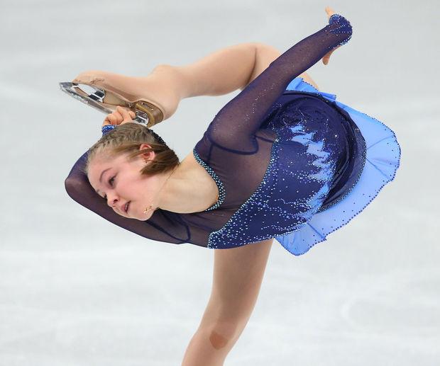 Julia Lipnitskaya à Sotchi, 2014.