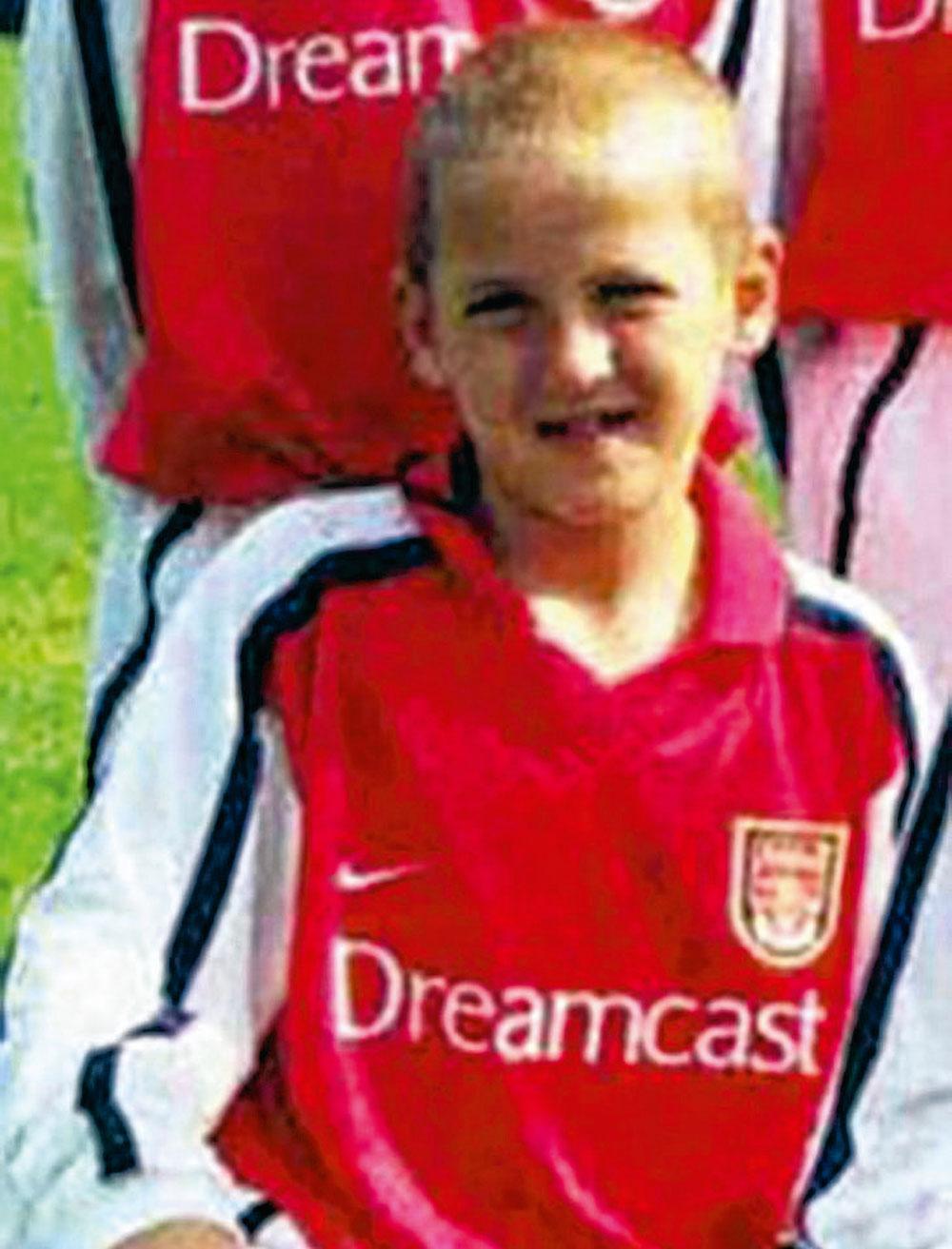 Harry Kane sous le maillot d'Arsenal.