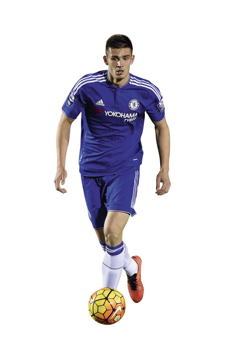 Matt Miazga avec le maillot de Chelsea.