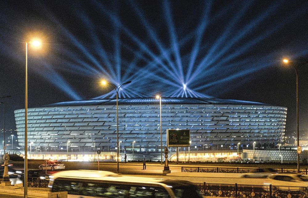 Bakou GROUPE A stade olympique capacité 69 870 3 matchs de groupe 1 quart de finale