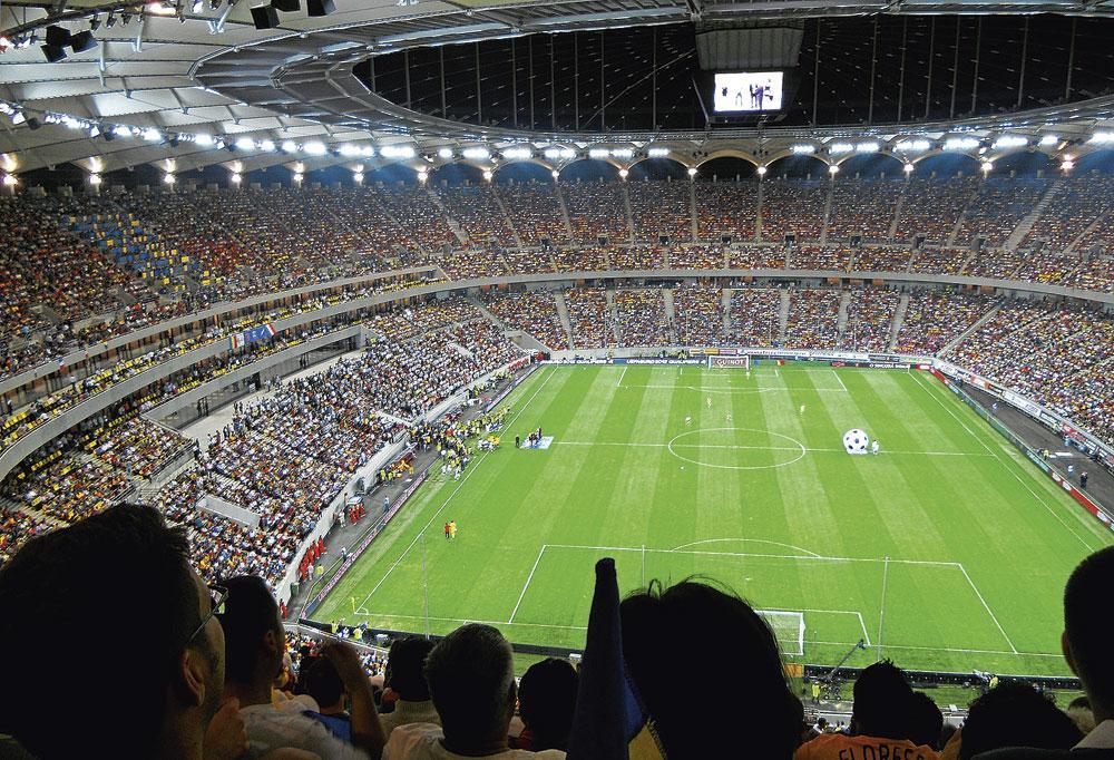 Bucarest GROUPE C arena nationala capacité 55 600 3 matchs de groupe 1 huitième finale