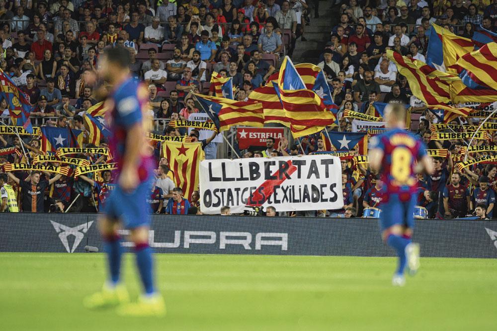 Un Clasico Barça-Real avec l'indépendance catalane et la liberté en toiles de fond.