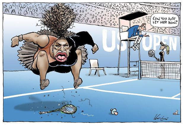 Le régulateur des médias valide une caricature controversée de Serena Williams