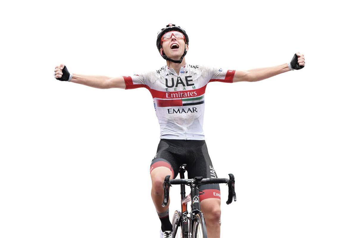 Le Slovène Tadej Pogacar (UAE-Team Emirates) est le vainqueur de la neuvième étape de la Vuelta en 2019, à 21 ans seulement.
