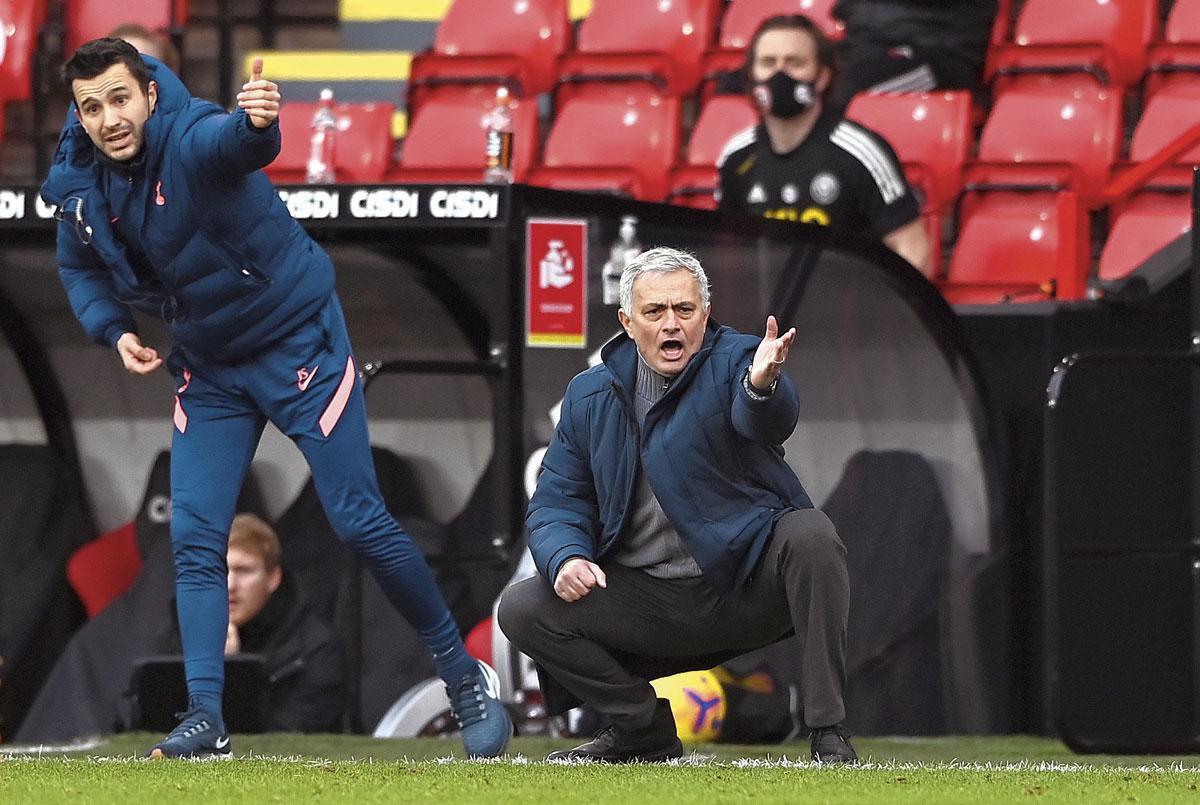 Le manque de résultats est plus préjudiciable pour Mourinho, ici en train de gesticuler, que pour un autre coach.
